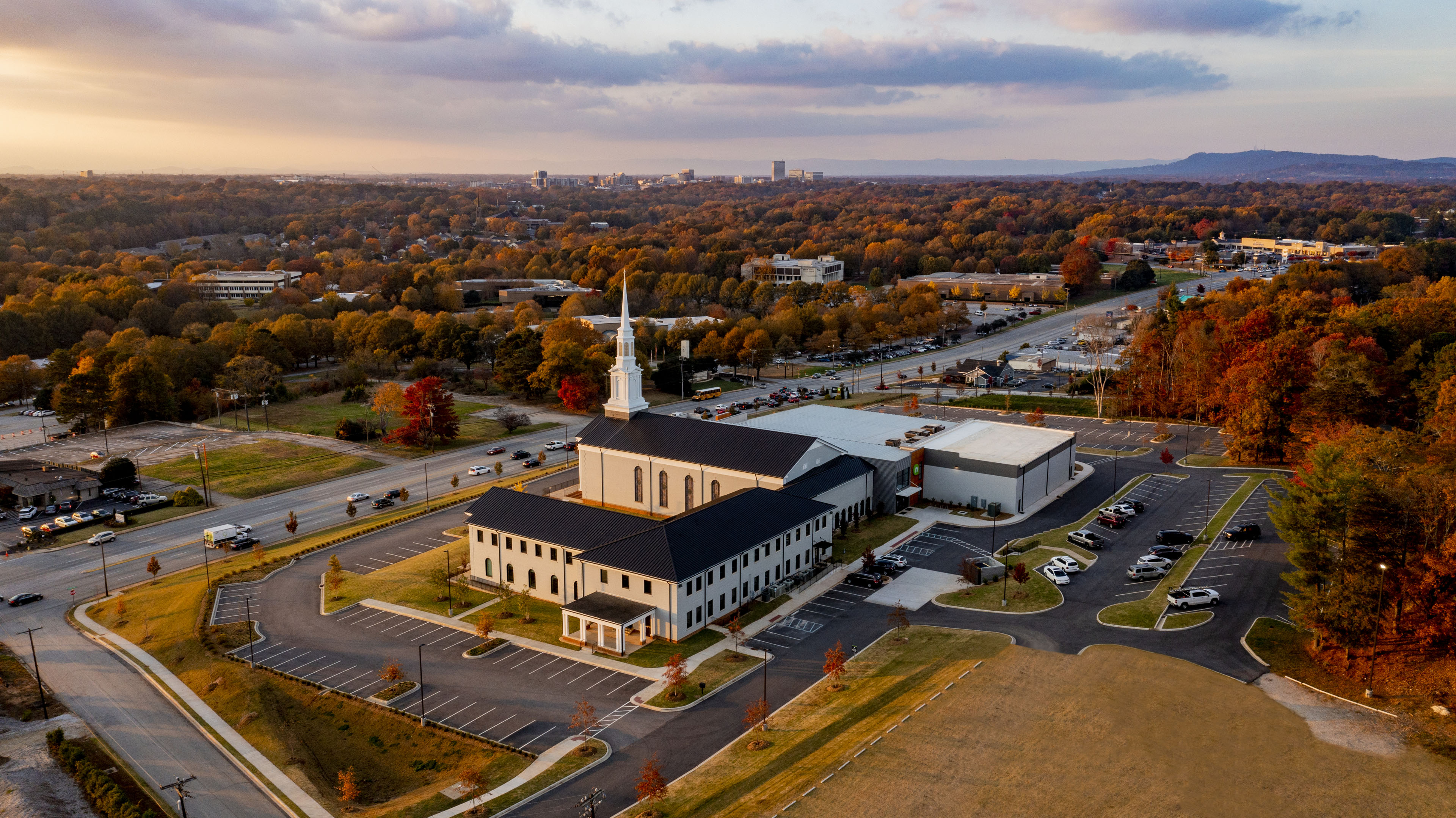 NewSpring Church - Eastlan Campus - Rear Campus Aerial Photo