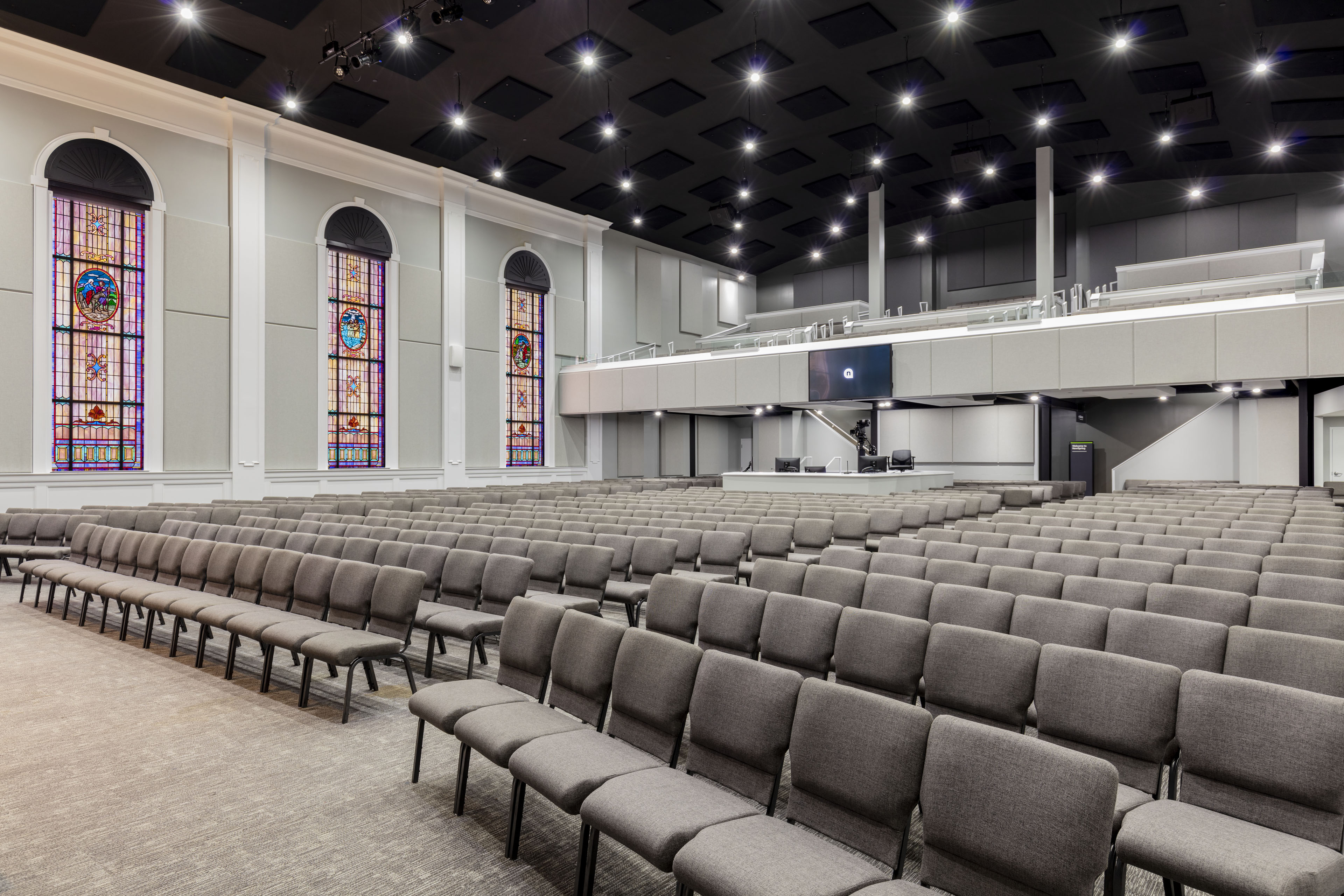 NewSpring Church - Eastlan Campus - Primary Worship Daylight Interior Photo