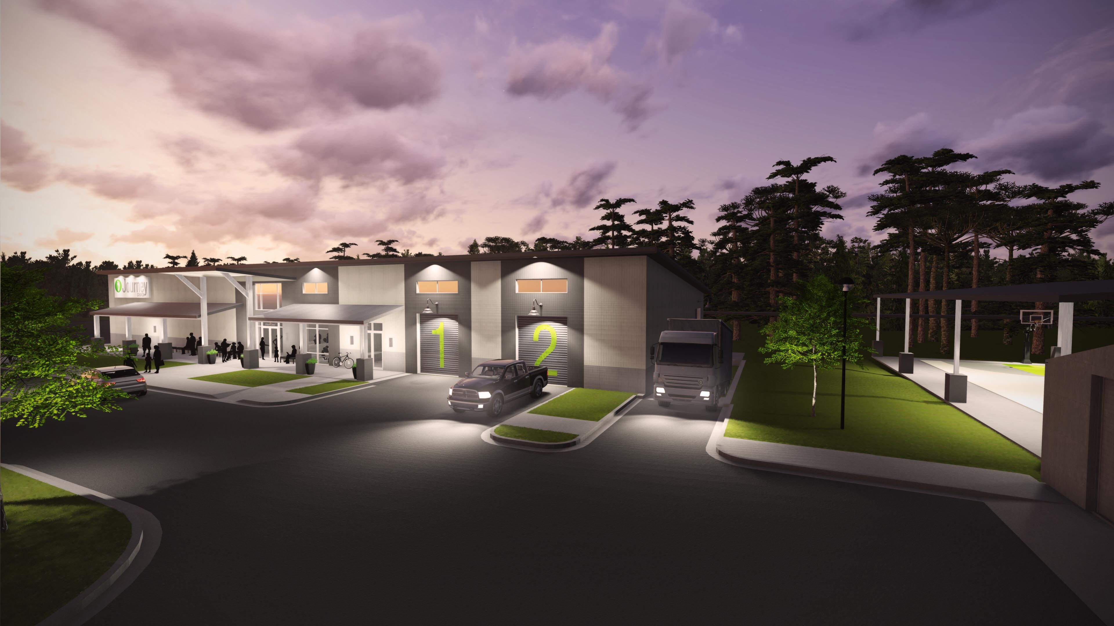 The Journey Church Ministry Building - Exterior Rendering
